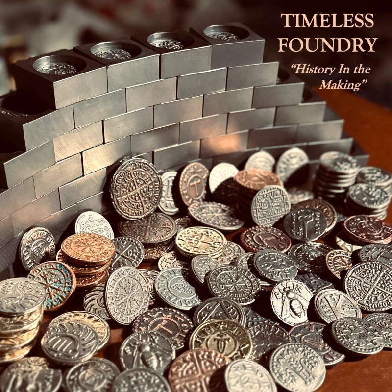 Timeless Foundry VIKING HAMMER PENNY - Graphite Coin Mold