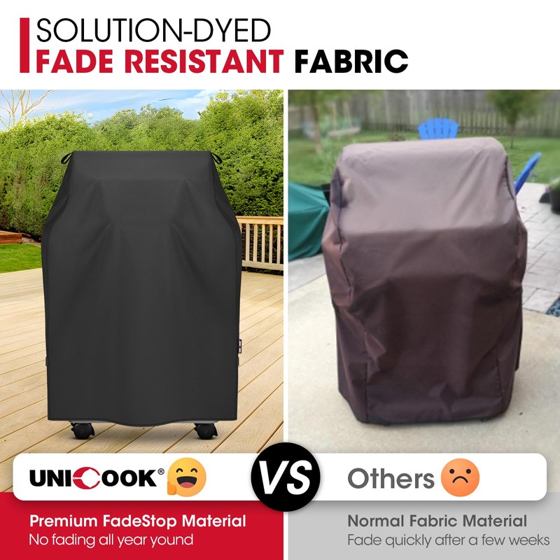 Unicook 2 Burner Grill Cover 32 Inch, Outdoor Small BBQ