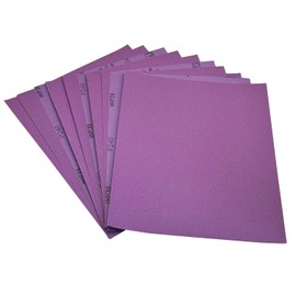 240 Grit Wet Dry Sandpaper, 9 x 11 Inch (23x28 cm) Sanding Sheets, 10 PCS Premium Aluminum Oxide Abrasive Sand Paper for Wood Metal Ceramic or Auto Polishing and Scratches Removing