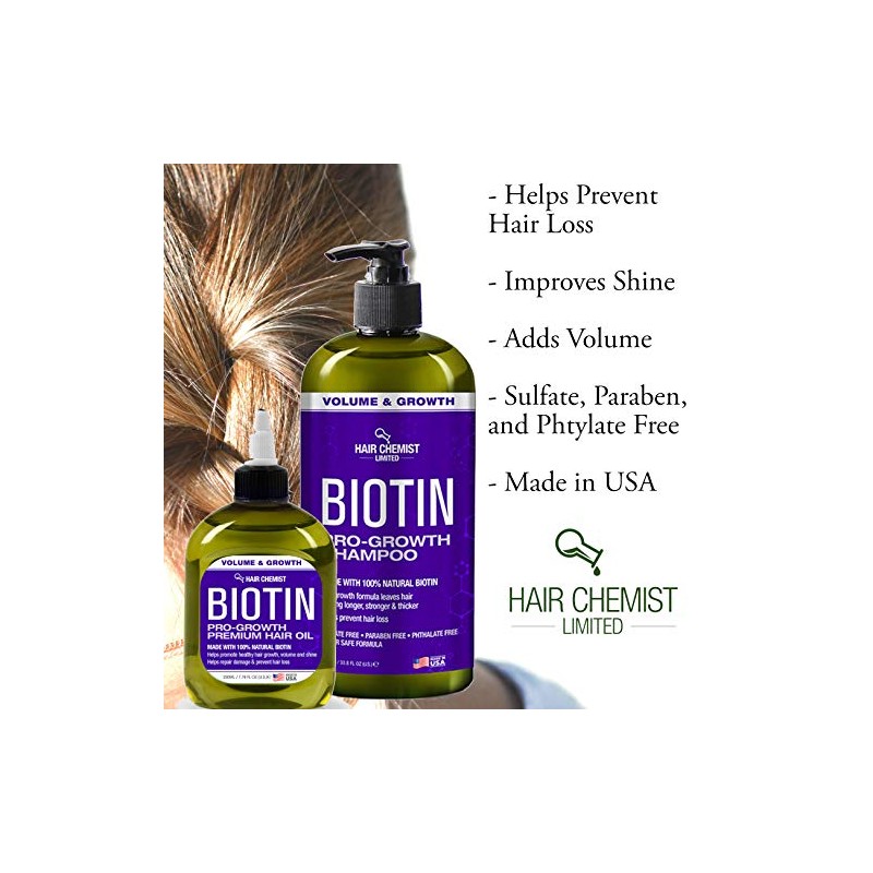 Hair Chemist Biotin Pro-Growth Premium Hair Oil 7.1 oz.