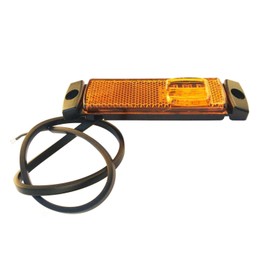 Yellow LED Marker Light 12 V 24 V Outline Light Trailer Truck 130 x 32 x 14.5 UNIV