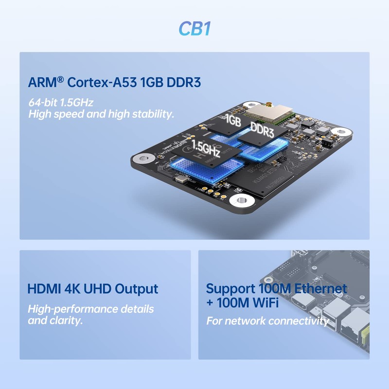 BIGTREETECH CB1 eMMC V1.1 Control Board (1GB+32GB), Support Klipper Upgrade
