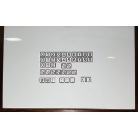 Number Magnet Symbol Set