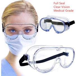 Woodpecker Dental Medical Anti Fog Safety Goggles Over Glasses Lab Works Eye Protector