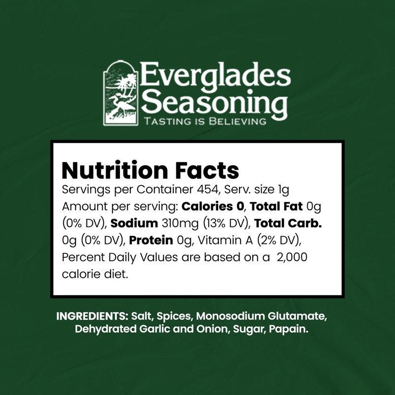 Everglades All Purpose Seasoning Signature Blend of Herbs & Spices