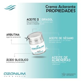 Crema Aclarante Ozonizada Ozonium Ozon001