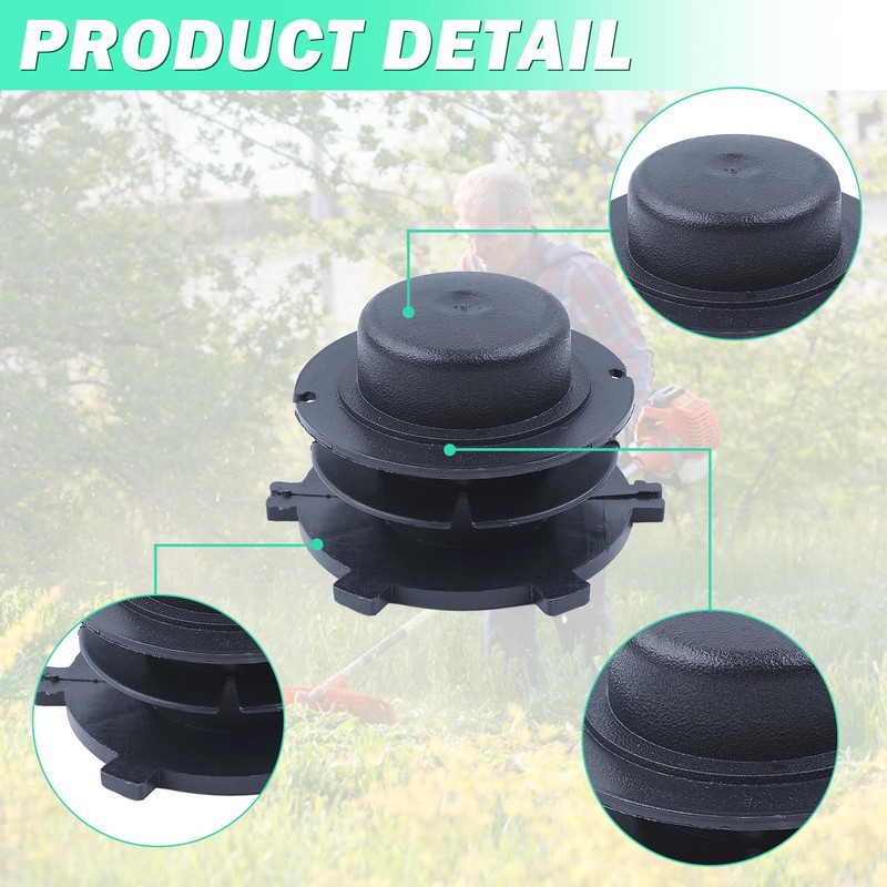 Adefol Thread Trimmer Heads 6-Piece Replacement Set for STIHL FS44