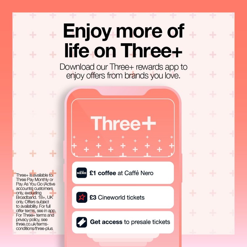 Three Mobile PAYG Voice SIM Pack - 100GB - £15