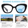 JM 2-Pack Cat-Eye Bifocal Lesebrille für Frauen, Blaues Licht Blocking
