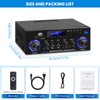 AK-50 Bluetooth5.0 Audio Amplifiers Home Stereo Amp 60WX2 Max.400W Output
