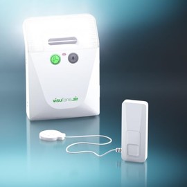 Humantechnik Wireless Light Bell with Acoustic Sensor and Loud Sound for Hard of Hearing