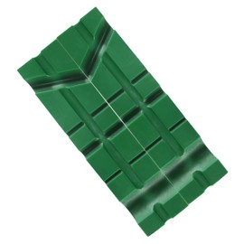 Durlo Magnetic Vise Jaws 5 Inch Magnet U-Grooves Soft Rubber Bench Jaw Pads Covers Multi-Purpose Protector for Woodworking Jewelry Making Plumbing, Green