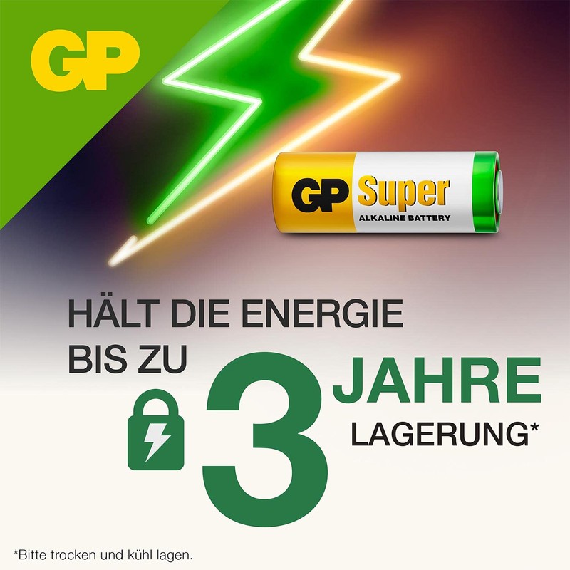 GP Batteries 27a-c5 High Voltage Super Alkaline Battery (Strip of