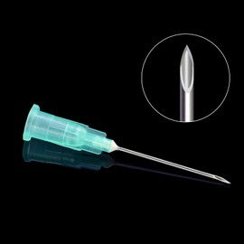 Disposable 21 Gauge Needles 1 Inch, Individual Package, Box of 100 Pcs