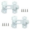 Dijedev 2 Packs Flip Latch Lock, 2.76"*1.99" Barn Door Latches,