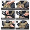 TOPTACPRO Tactical Neck Protector for Tactical Vest Thickened Neck Guards