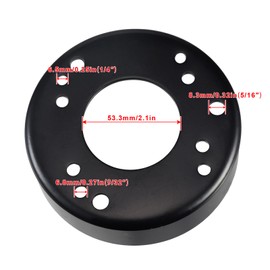 4.5" Rear Drum Brake Band Cable Kit with Sprocket Hub Adapter 3/4" Bore 3/16" Keyway For Go Kart Cart Drift Trike Mini Bike Dune Buggy Quad ATV For Predator 212cc 196cc 5.5hp 6.5hp Parts