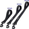 Short Nylon Dog Lead - Heavy Duty Padded Handle -