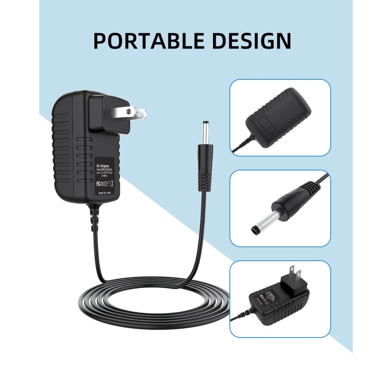 K-MAINS AC Adapter Charger Compatible with Therabody G4-Mini-PKG-US Theragun Mini