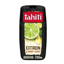 Tahiti Lemon & Coconut Oil Body Shower Gel 250ml Each 100% Natural (Case of 3)