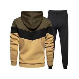 FTCayanz Tracksuit Men's Jogging Suit Set Sports Suit Long Sleeve Leisure Suit Leisure Suit Men's Tracksuit for Gym Sports Outdoor, Green