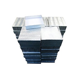 Regal Pak 25-Piece Silver Cotton Filled Box 3 3/4" x 3 3/4" x 2"H