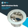 EZ-FLO Tapped Bathtub Strainer Body, 1-3/8 Inch x 16 Fine
