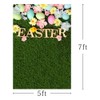 MEHOFOTO Happy Easter Photo Studio Booth Background Banner Spring Green