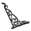 Outdoor Hanging Bracket Black Iron Multifunctional Decorative Plant Hanger for