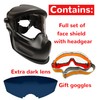 PHOENISING THE FORCE Anti-Fog Face Shield Grinding Work Tinted Lens