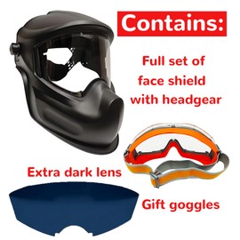PHOENISING THE FORCE Anti-Fog Face Shield Grinding Work Tinted Lens Mask