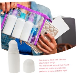 Gatuida 10pcs Plastic Roller Bottles for Aromatherapy Refillable Leak Containers with Smooth Roller Balls Travel Friendly Essential Oil Bottles