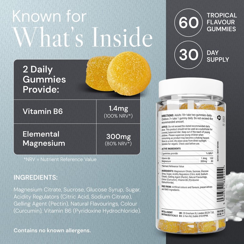 Known Delicious High-Strength Magnesium Gummies - 300mg Elemental Magnesium -