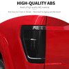 JeCar Taillight Trim Covers Smoked Brake Light Rear Lamp Guards