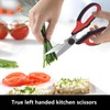 KYDIFS Left Handed Kitchen Scissors and Left Handed Peeler, All