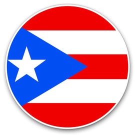 2 x 30cmVinyl Stickers - Puerto Rico Flag Decals for Car Van Luggage Scrap Book Fridge #9020