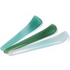 Dtacke Green 11cm/4.3" Polishing Burnisher Natural Agate Knife Gold Silver