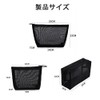 SHSHANLC Small Mesh Pouch, Set of 3, Cosmetic Pouch, Mesh