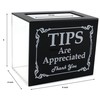 Acrylic Tip Collection Box Donation Jar Suggestion and Collection Bucket