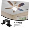 SHINEOFI Ceiling Fan Mounting Kit Sloped Bracket for Cathedral Canopy