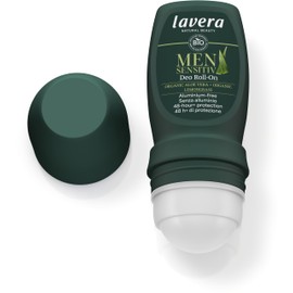 lavera Men sensitiv Deo Roll-On - 48 h protection - without aluminium - reliable during sports - vegan - natural cosmetics - 50 ml