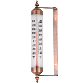 MIKSUS 10.4 inches New Large Numbers Premium Quality Thermometer Indoor Outdoor Waterproof Decorative