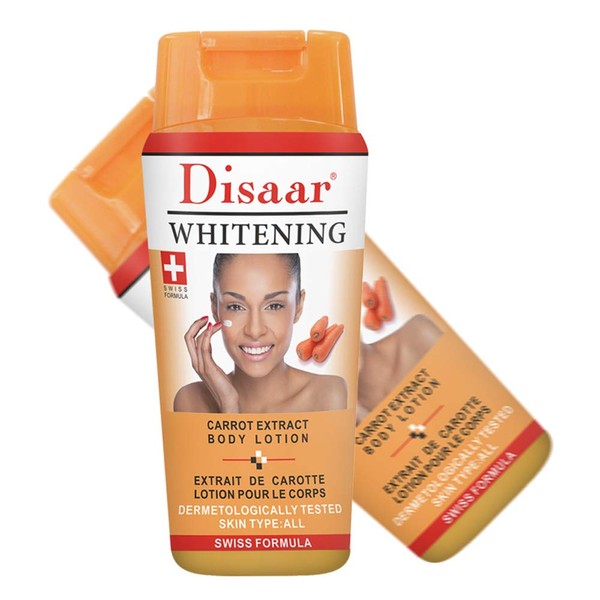 DISAAR Moisturizing Cream Face Body Legs Knees Private Swiss Formula Essence 250ml (CARROT EXTRACT)