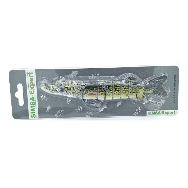 SIMSA-Expert Pike Wobbler Swimbait Artificial Bait Shad (15 cm 26