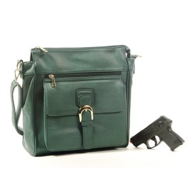 Goson Front Buckle Concealed Gun Handbag Bundle with Stylish Sunglasses