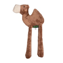GRRREEN Stuffed Camel Plush Toy for Large Dogs | Cute and Durable Stuffed Animal, Sustainable Squeaky Chew Toys for Puppies and Adult Dogs | Made from Eco Friendly Materials | Go Green!