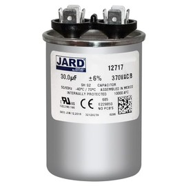 Motor Run Capacitor Round 30 uf MFD 370 Volt VAC 12717, Original Version