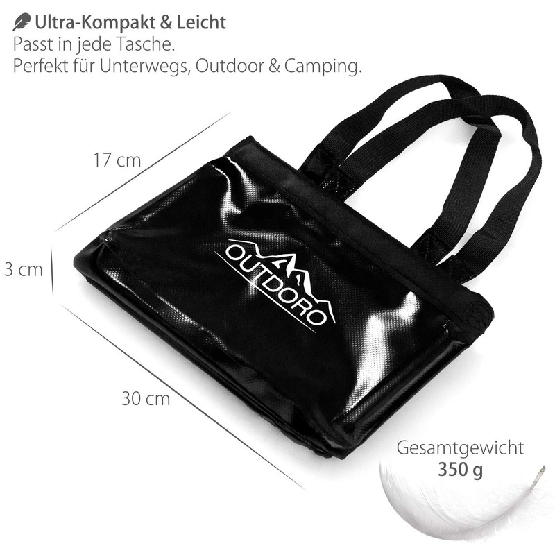 Outdoro Large Folding Bowl - 16 Litres - Includes Additional