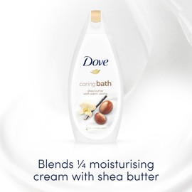 Dove Calming Bath Soak with Shea Butter & Warm Vanilla, 450ml (Packaging May Vary)