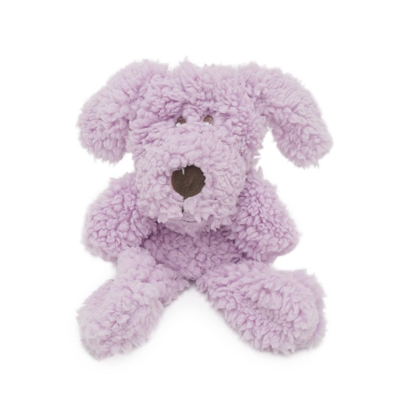 AROMADOG Rosewood Calm Fleece Flattie Dog Toy, with Calming Lavender